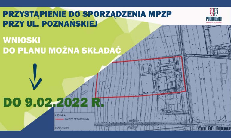 Powstaje plan dla części terenu przy ul. Poznańskiej. Mieszkańcy mogą składać wnioski