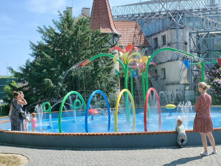 Wodny plac zabaw otwarty w Gliwicach