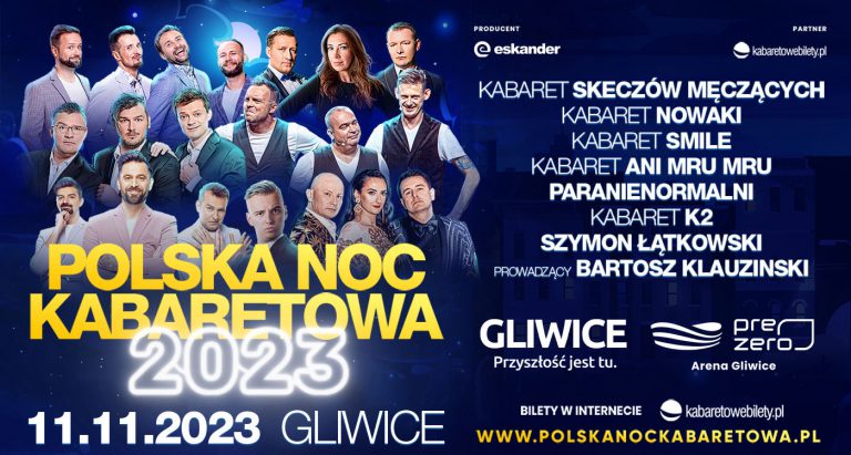 Polska Noc Kabaretowa 2023 w Gliwicach